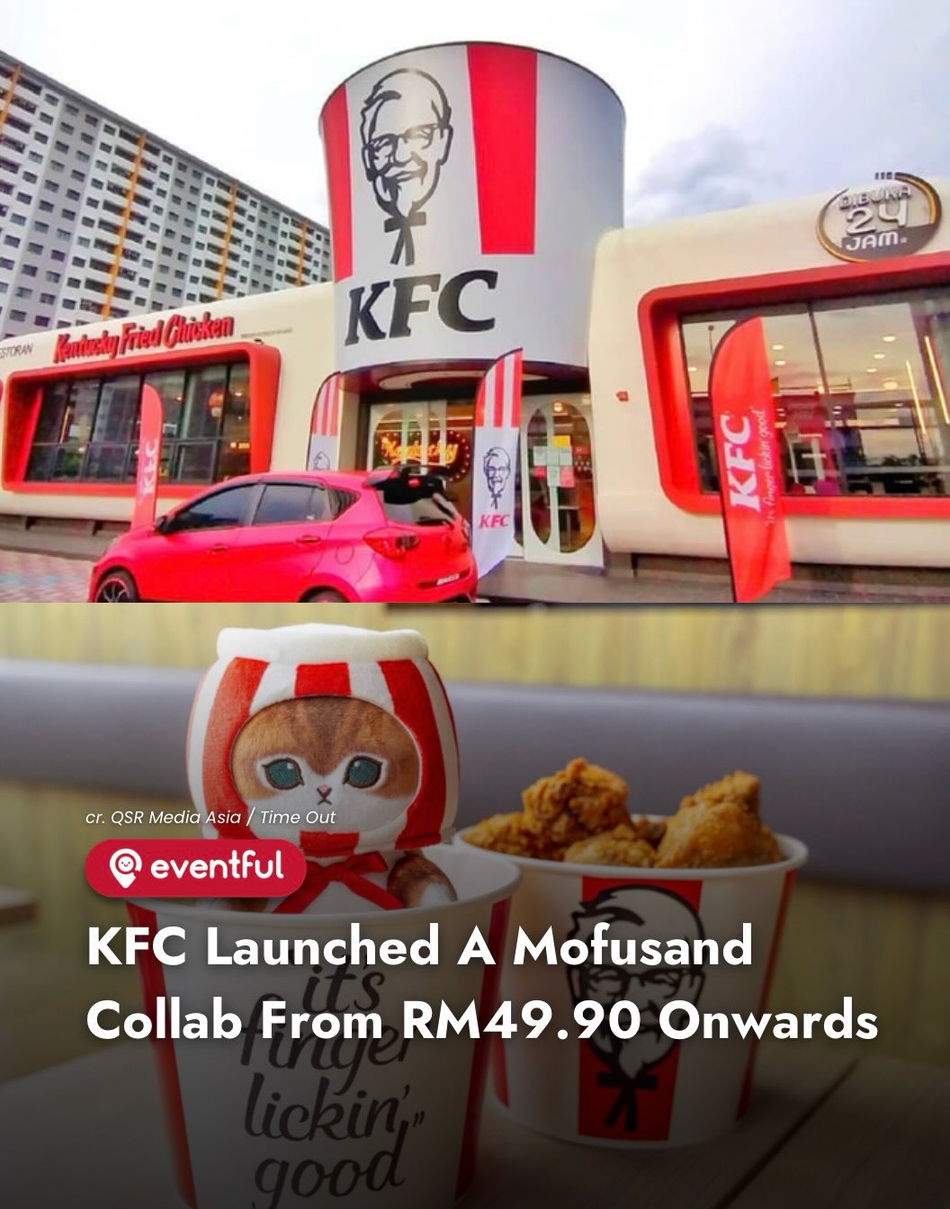 KFC Malaysia x mofusand 2026: Plush, Totes and Prices