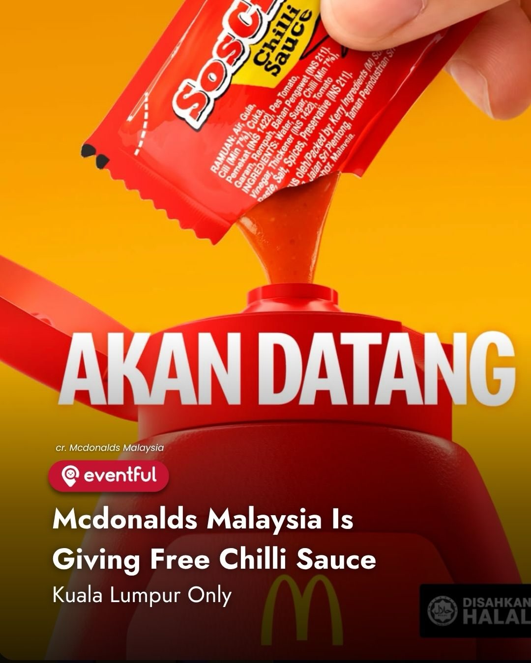 Sos Cili Mekdi Bottle Swap at Lot 10: Your Checklist for 21 Oct 2026