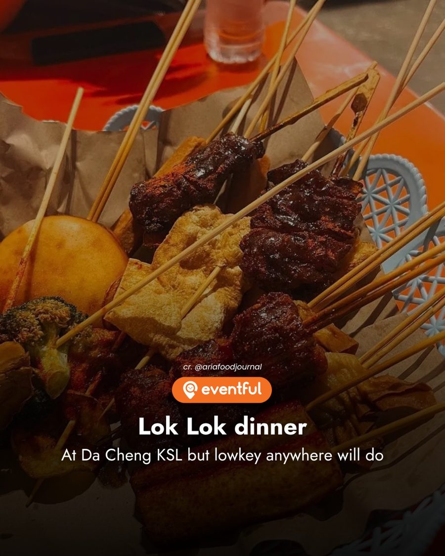 Lok lok skewers at Da Cheng