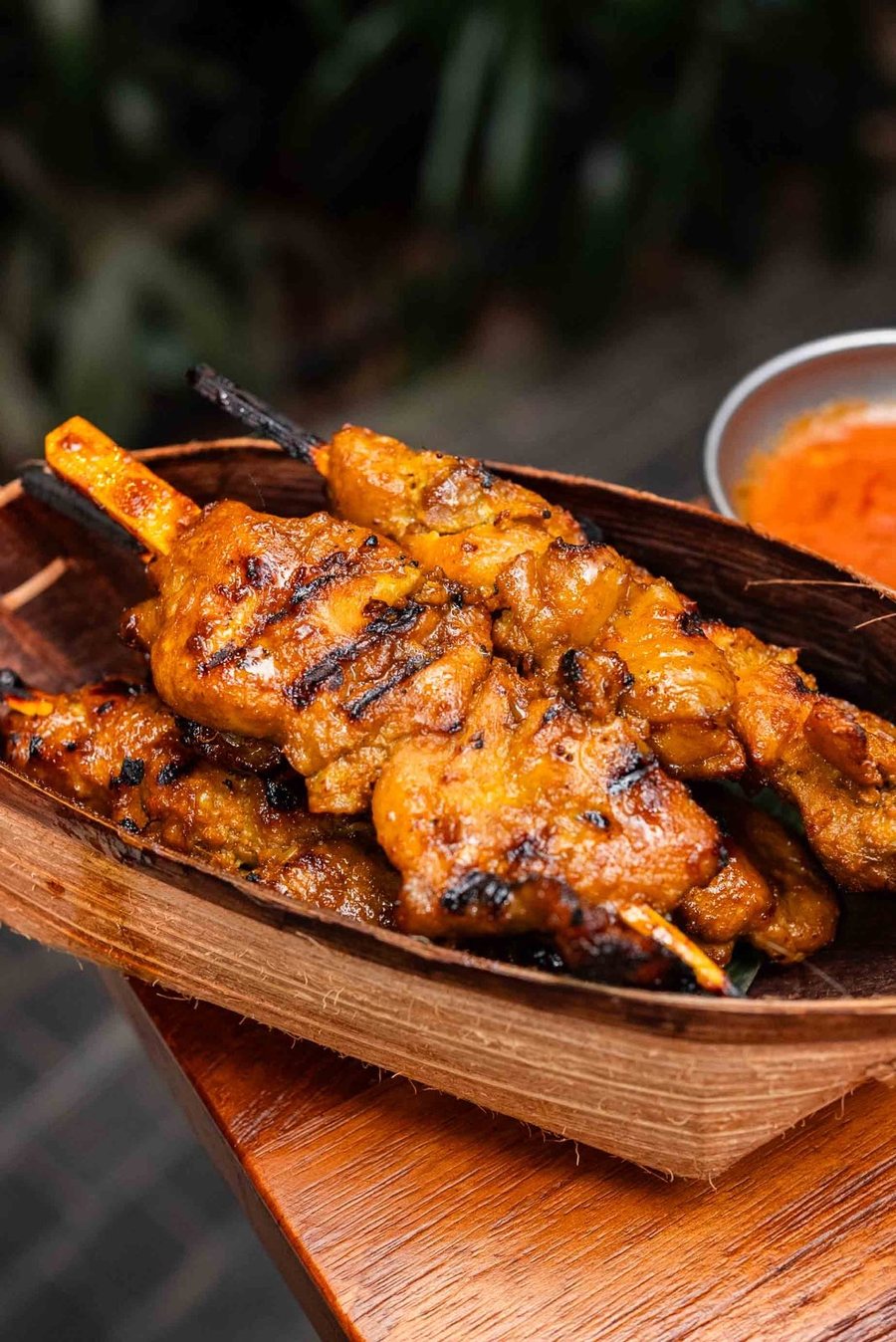 Gula apong chicken satay
