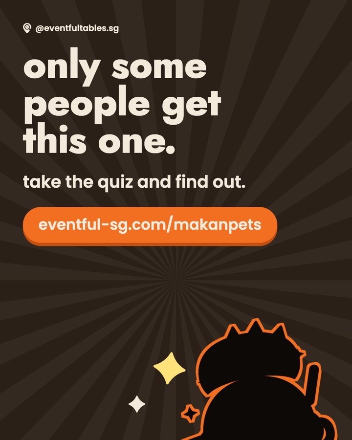 Makan Pets teaser slide reading only some people get this one, take the quiz and find out