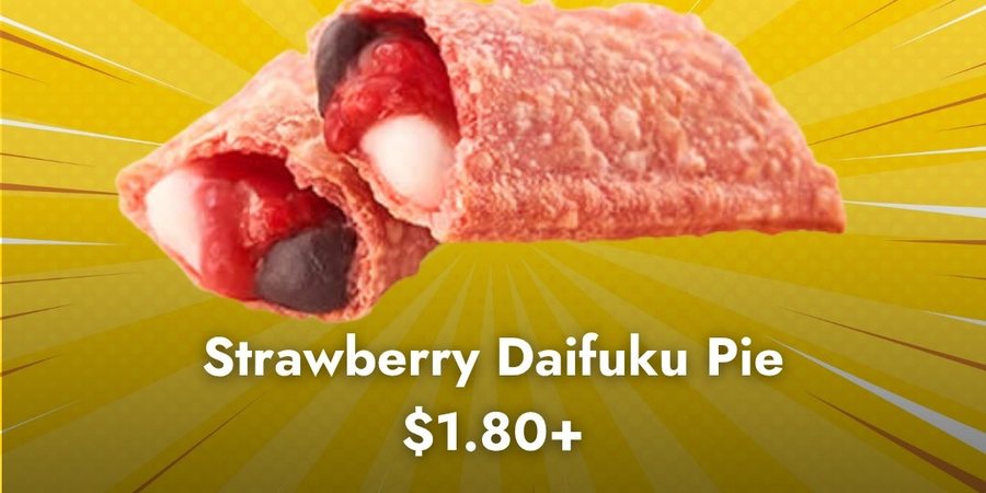 Strawberry Daifuku Pie at McDonald's Singapore