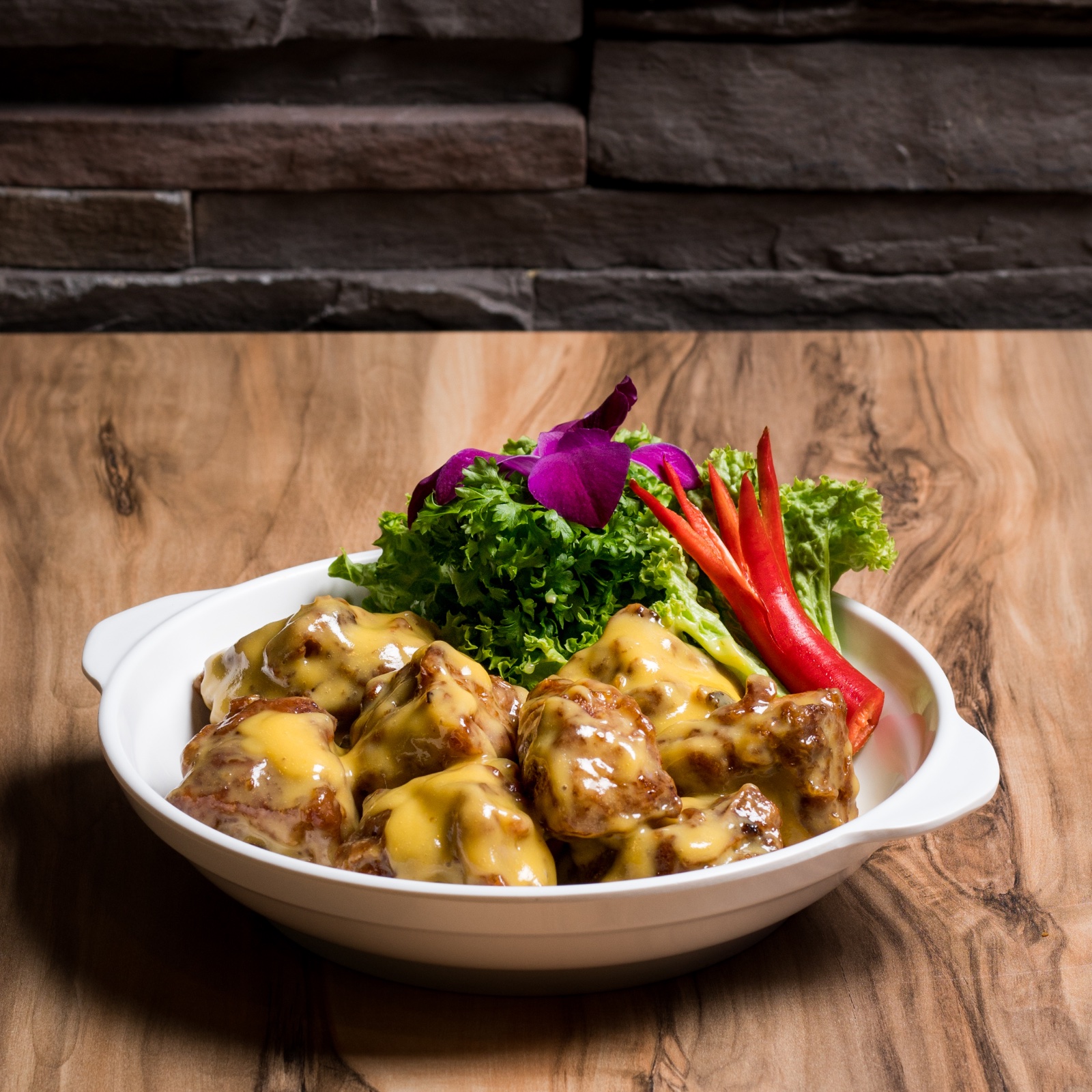 A plated dish from Uncle Leong Signatures