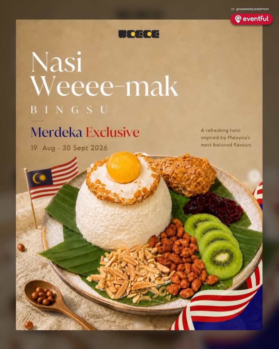 WEEEE by Welemon poster for the Nasi Weeee-mak Bingsu Merdeka exclusive