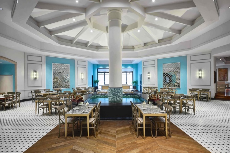 Dining room of Ellenborough Market Café at PARADOX Singapore Merchant Court