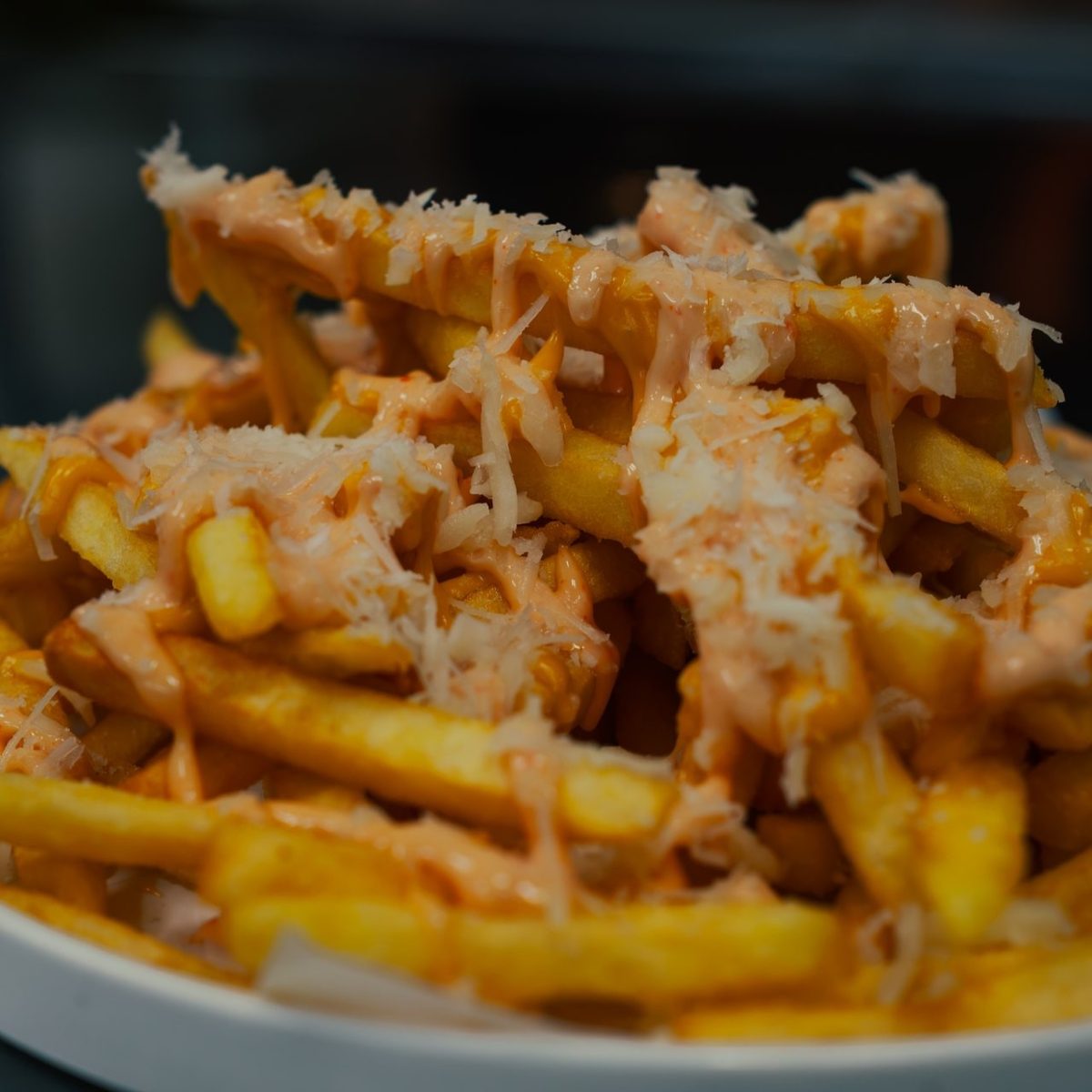 Truffle cheese fries at Sonic Bistro
