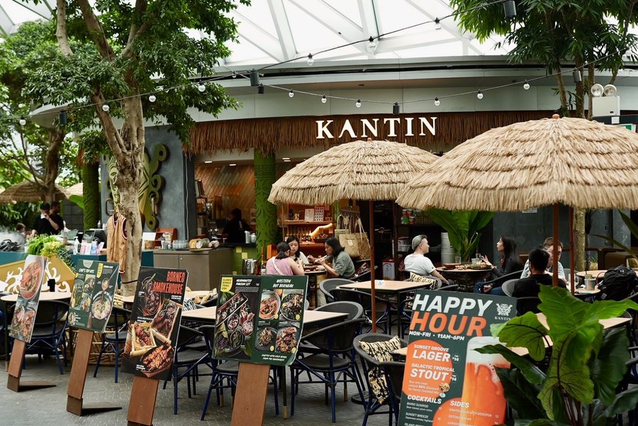 The KANTIN shopfront on level five at Jewel