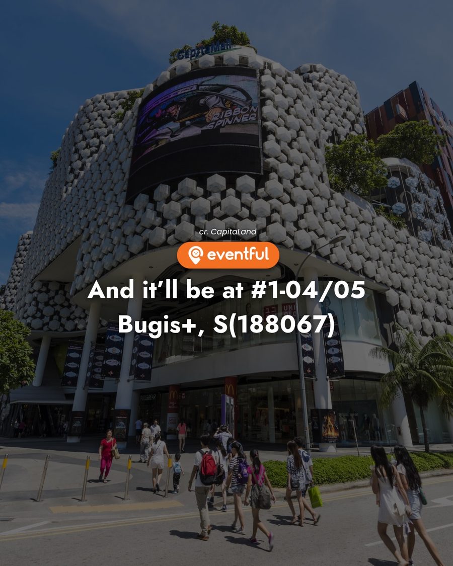 The Bugis+ facade at #1-04/05, the mall the second Subdued store is going into
