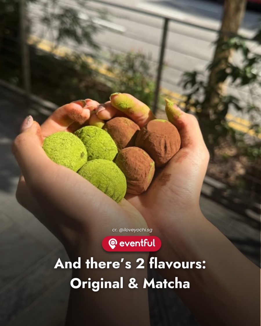 Yo-Chi Dubai chewy cookies in matcha and original