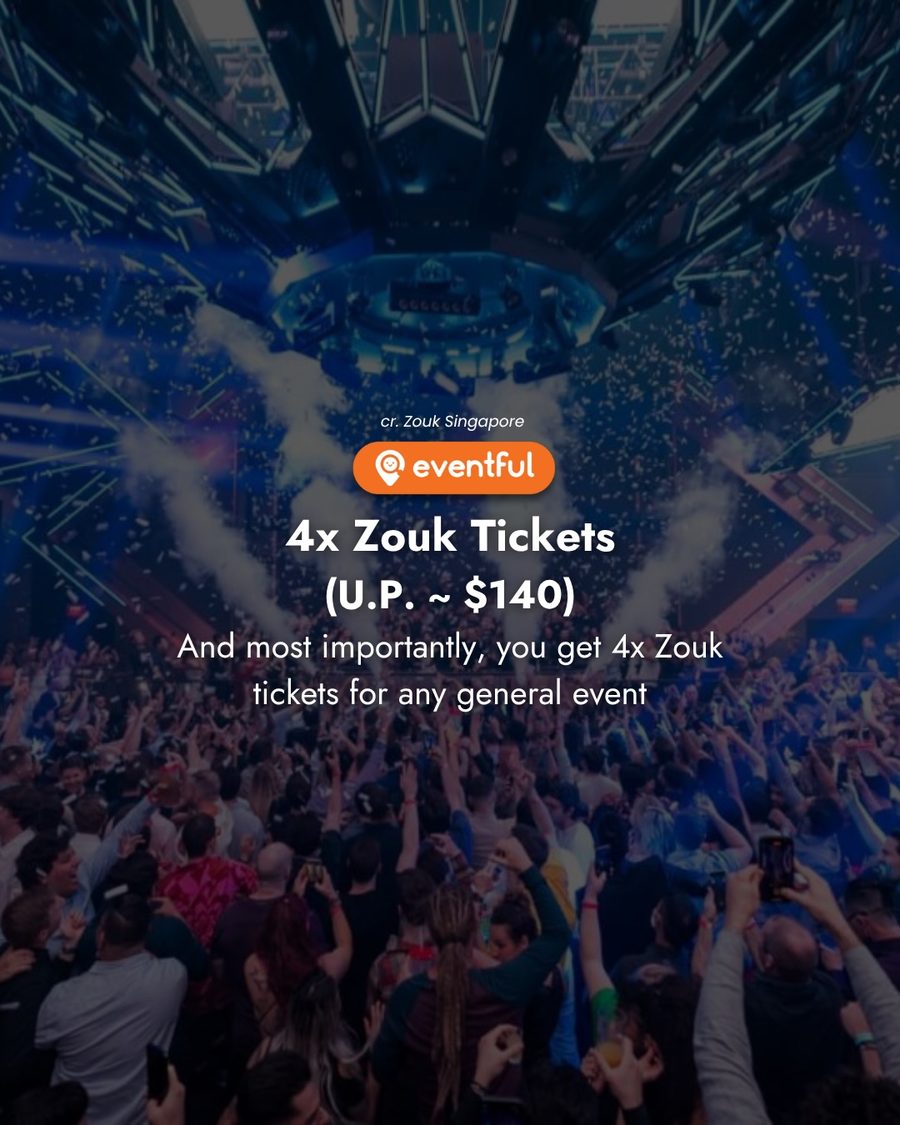 Zouk main room during a general event, four tickets are included in the pre-drink package